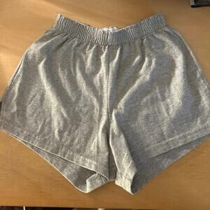 Womens Soffe Athletic Shorts Elastic Waistband Light Gray size Xs